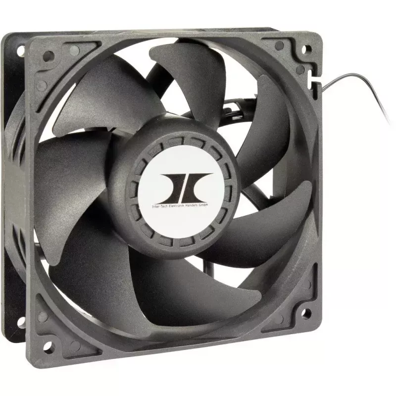 Ventilaatorikomplekt Inter-Tech 88887368 arvutijahutussüsteem 12 cm must 3 tk