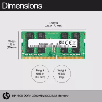 Mälumoodul HP 16GB DDR4 3200 SODIMM
