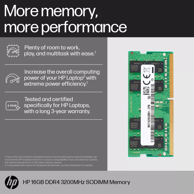 Mälumoodul HP 16GB DDR4 3200 SODIMM