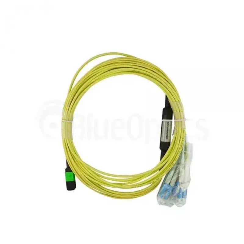 BlueOptics InfiniBand fiiberoptiline kaabel 5 m MTP 4x LC roheline