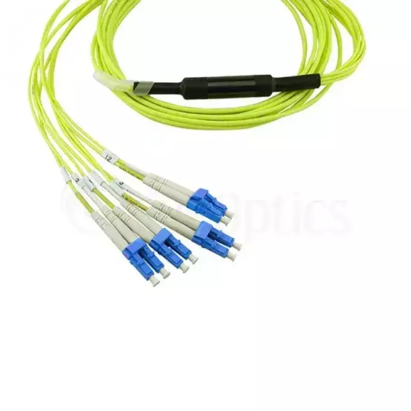 BlueOptics InfiniBand fiiberoptiline kaabel 5 m MTP 4x LC roheline
