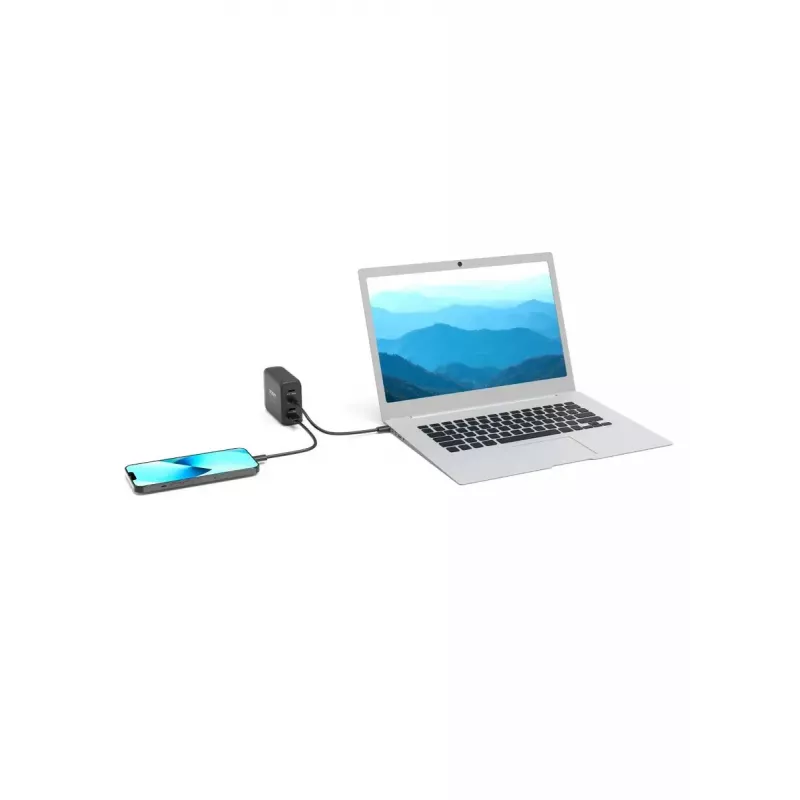 Mobiilseadme laadija Port Designs 900107-EU AC Kiirlaadimine Siseruumides Must