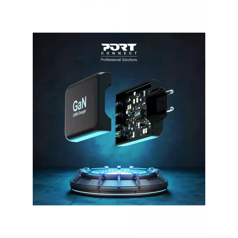Mobiilseadme laadija Port Designs 900107-EU AC Kiirlaadimine Siseruumides Must
