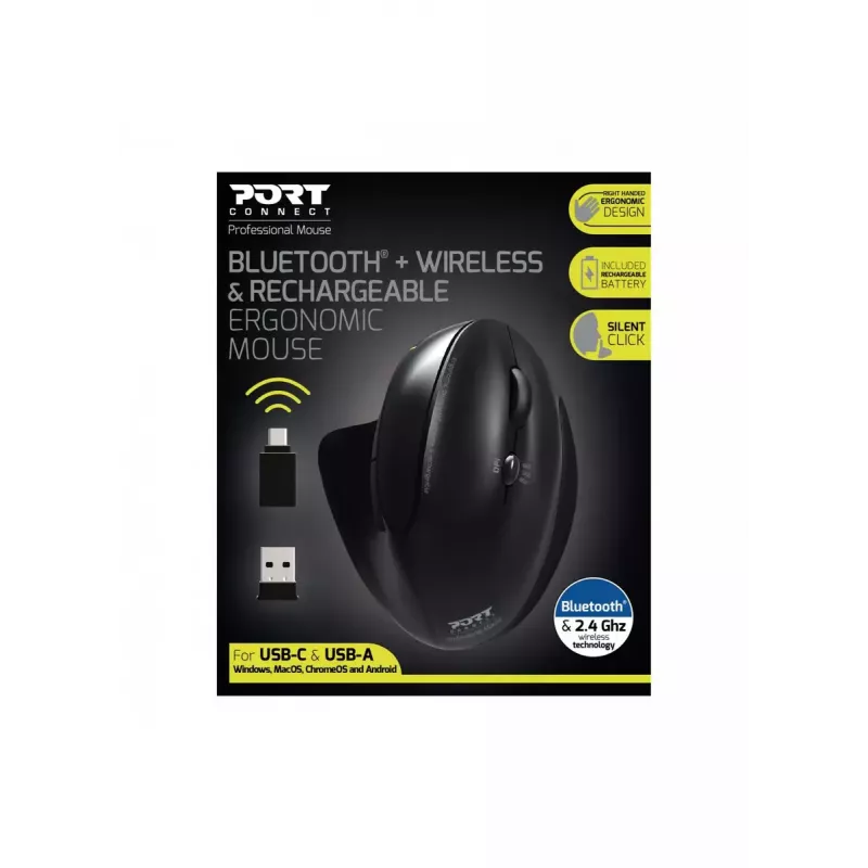 Hiir Port Designs 900706-BT RF juhtmevaba + Bluetooth