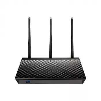 ASUS RT-AC1900U traadita ruuter Gigabit Ethernet Kaheribaline (2,4 GHz / 5 GHz) Must
