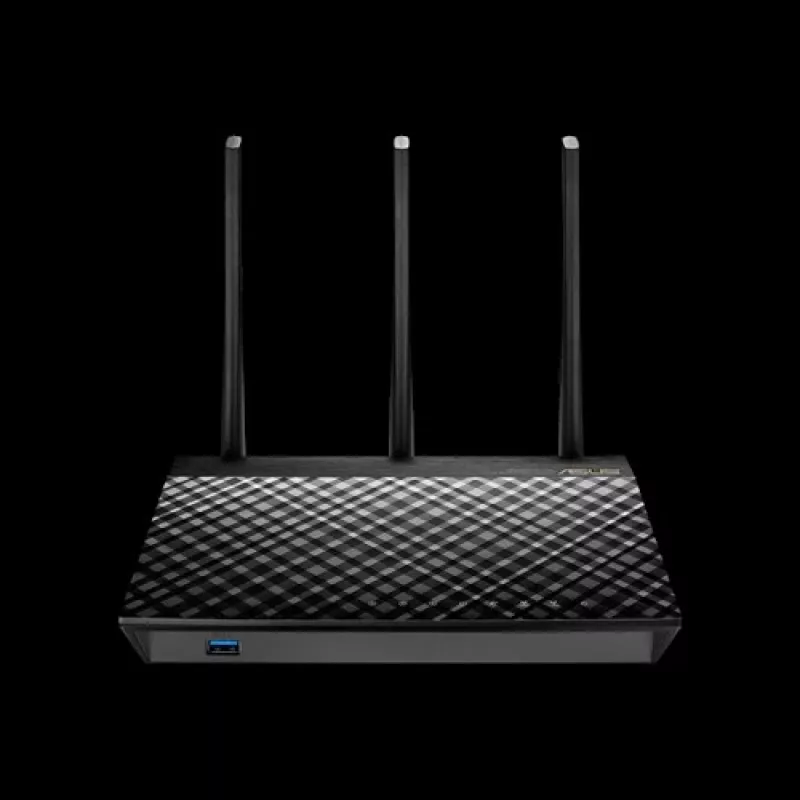 ASUS RT-AC1900U traadita ruuter Gigabit Ethernet Kaheribaline (2,4 GHz / 5 GHz) Must