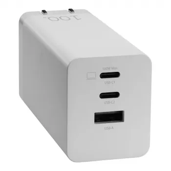 Toiteadapter ASUS 90XB07IN-BPW010 100W siseruumides valge USB Type-A USB-C
