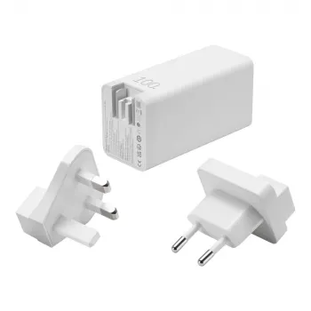 Toiteadapter ASUS 90XB07IN-BPW010 100W siseruumides valge USB Type-A USB-C