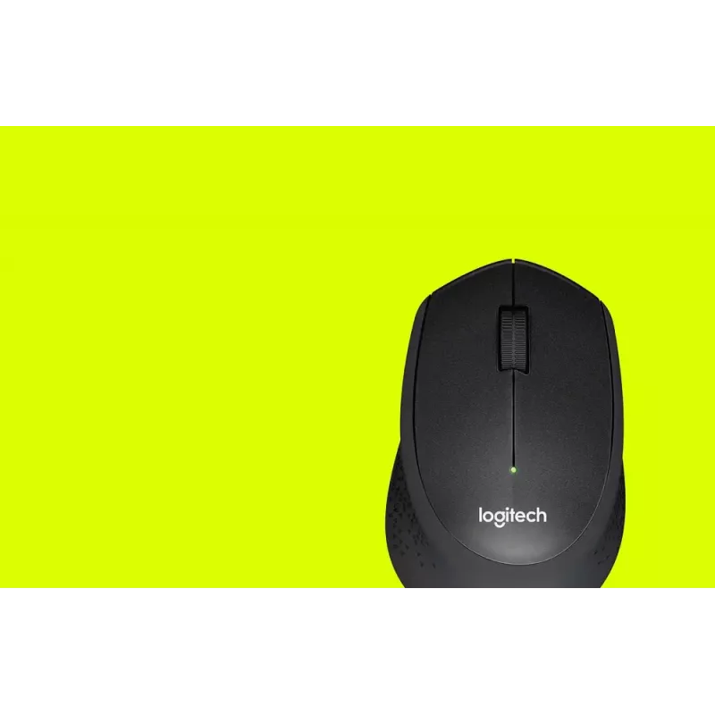 Logitech hiir M330 SILENT PLUS — RF juhtmevaba, paremakäeline, 1000 DPI, 3 nuppu, kerimisratas, must, patareitoide