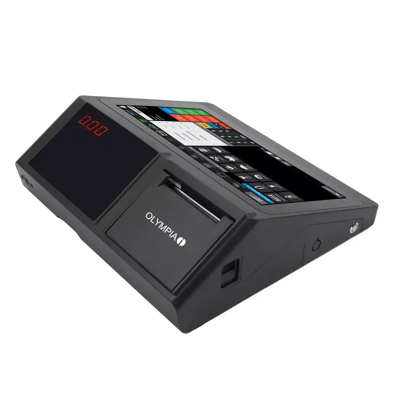 Kassaaparaat Olympia T110 otsetrüki termoprinter, 100000 PLU-d, LED-ekraan (10,1 tolli)