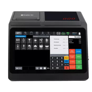 Kassaaparaat Olympia T110 otsetrüki termoprinter, 100000 PLU-d, LED-ekraan (10,1 tolli)