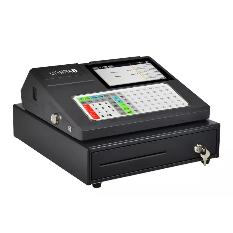 Kassaaparaat Olympia K200 PLUS — Otsetermoprinter, 10000 PLU-d, LED-ekraan