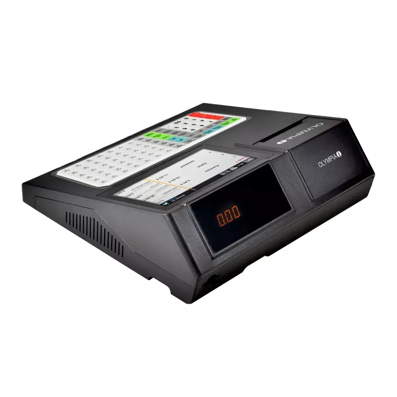Kassaaparaat Olympia K200 PLUS — Otsetermoprinter, 10000 PLU-d, LED-ekraan