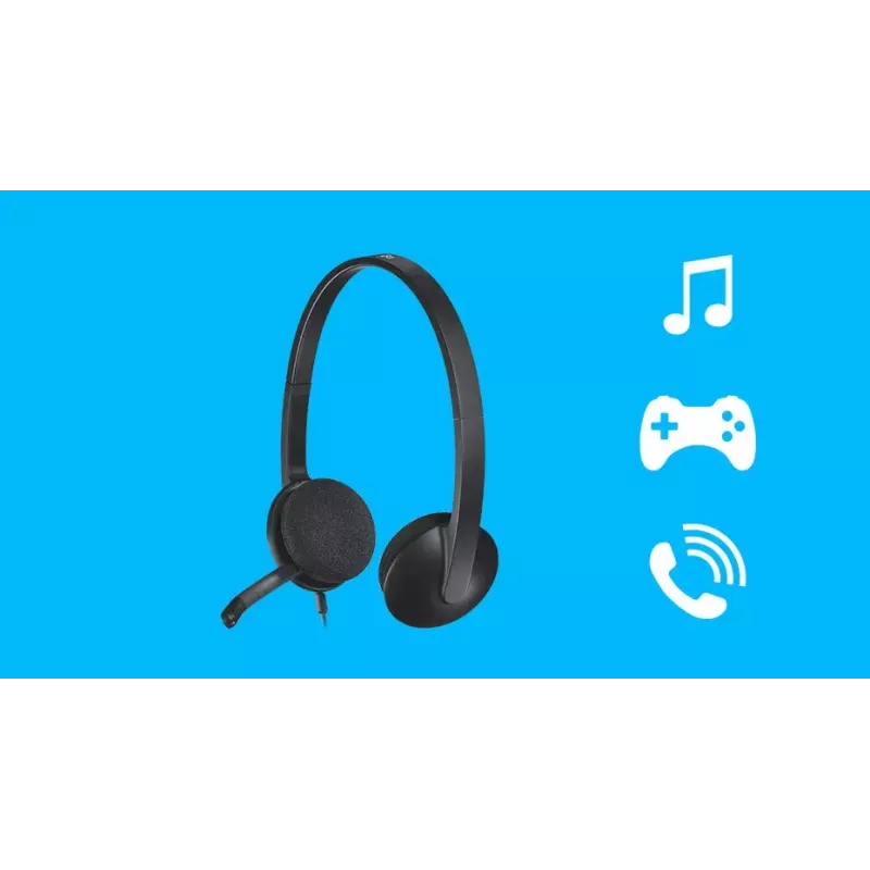 Peakomplekt Logitech H340 USB Computer Headset