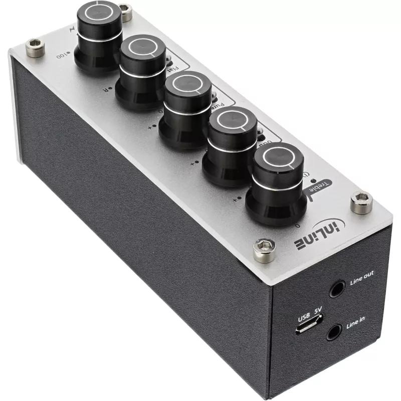 InLine AmpEQ mobile, Tri-Tone Hi-Res AUDIO eel- ja kõrvaklapivõimendi, 3,5 mm stereopesa