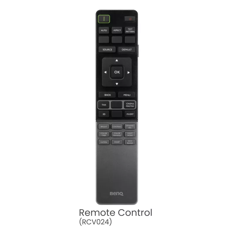 BenQ W5850 Standard heiteprojektor 2600 ANSI luumenit DLP UHD 4K (3840x2160) 3D Must