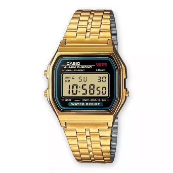 Käekell Casio A159WGEA-1EF Kuldne Hõbedane