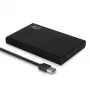 HDD/SSD-korpus ACT 2,5-tolline SATA kõvakettakorpus kruvivaba USB 3.2 Gen1