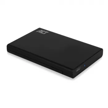 HDD/SSD korpus ACT AC1225 2,5-tolline SATA USB-C 3.2 Gen2 Must