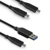 HDD/SSD korpus ACT AC1225 2,5-tolline SATA USB-C 3.2 Gen2 Must