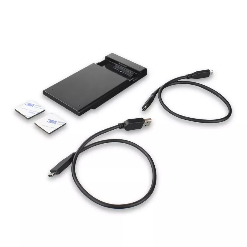 HDD/SSD korpus ACT AC1225 2,5-tolline SATA USB-C 3.2 Gen2 Must