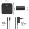 ACT M.2 NVMe/PCIe kahe SSD dokkimis- ja kloonimisjaam, USB-C 3.2 Gen2