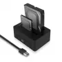 ACT 2,5-tolline ja 3,5-tolline SATA kahe HDD/SSD dokkimisjaam, USB 3.2 Gen1