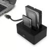 ACT 2,5-tolline ja 3,5-tolline SATA kahe HDD/SSD dokkimisjaam, USB 3.2 Gen1