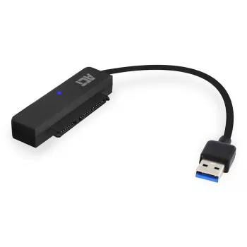 ACT USB-adapterkaabel 2,5-tollise SATA HDD/SSD jaoks AC1510 0,15 m must