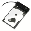ACT USB-adapterkaabel 2,5-tollise SATA HDD/SSD jaoks AC1510 0,15 m must