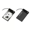 ACT USB-C adapterkaabel 2,5-tollise SATA HDD/SSD jaoks AC1525 0,15 m Must
