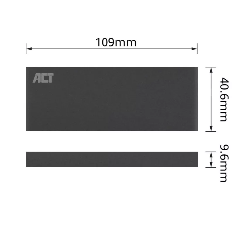 SSD korpus ACT M.2 USB 3.2 Gen1 Must 5 Gbit/s