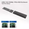 SSD korpus ACT AC1615 USB-C M.2 NVMe PCIe 10 Gbit/s Must