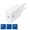 ACT Compact USB-C laadija 20W kiirlaadimine siseruumides universaalne valge