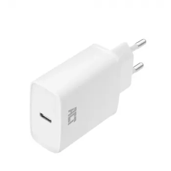 ACT Compact USB-C laadija 20W kiirlaadimine siseruumides universaalne valge
