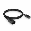 Toitekaabel C13 C14 must 1,8 m ACT Powercord