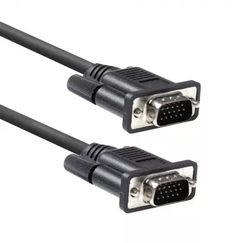 VGA-kaabel ACT AC3510 — 1,8 m, VGA (D-Sub) isane VGA-le (D-Sub) isane, must