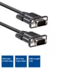 VGA-kaabel ACT AC3510 — 1,8 m, VGA (D-Sub) isane VGA-le (D-Sub) isane, must