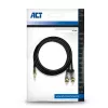 AC3605 helikaabel 1,5 m 3,5 mm kuni 2 x RCA Must