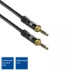 ACT 1,5 m kvaliteetne stereoheli ühenduskaabel 3,5 mm pistik isane - isane