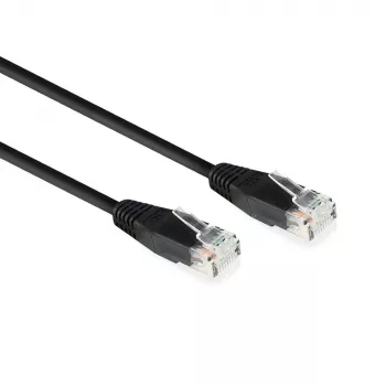 ACT Black 2.0 meetrine U/UTP CAT6 patch-kaabel RJ45-pistikuga