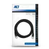 ACT Black 2.0 meetrine U/UTP CAT6 patch-kaabel RJ45-pistikuga