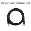 ACT Black 15,0-meetrine U/UTP CAT6 patchkaabel RJ45-pistikuga
