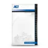 ACT modulaarne CAT5E RJ-45-pistik ACT AC4110 isane hõbedane läbipaistev 10 tk