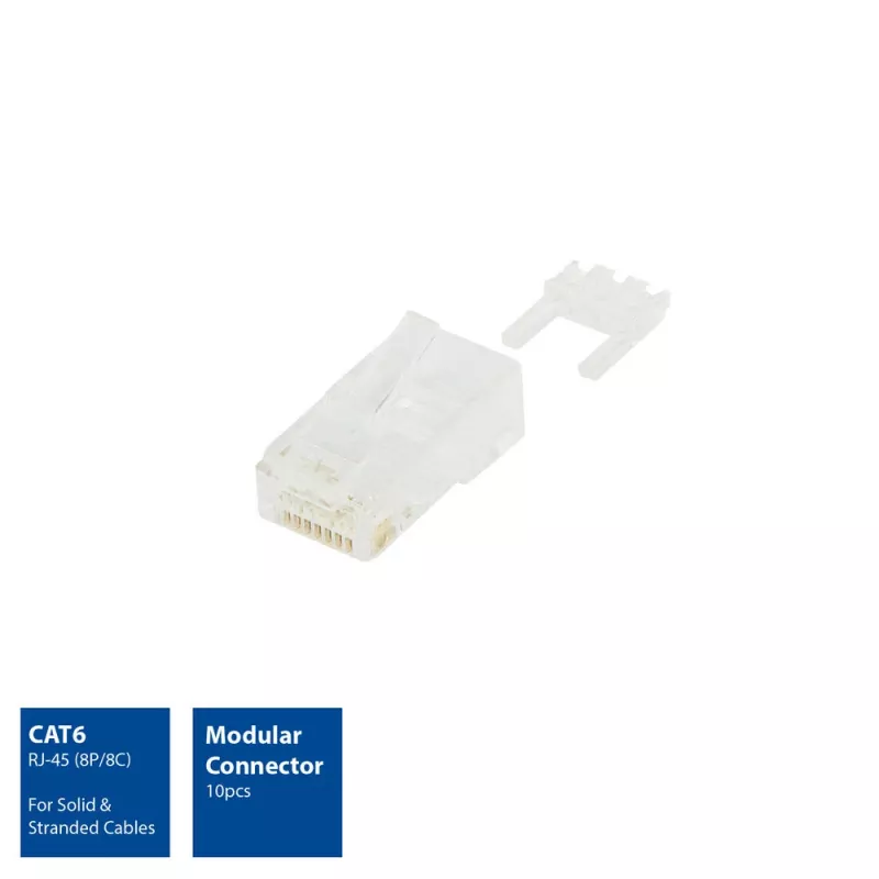 ACT Modulaarne RJ-45-pistik CAT6 10 tk