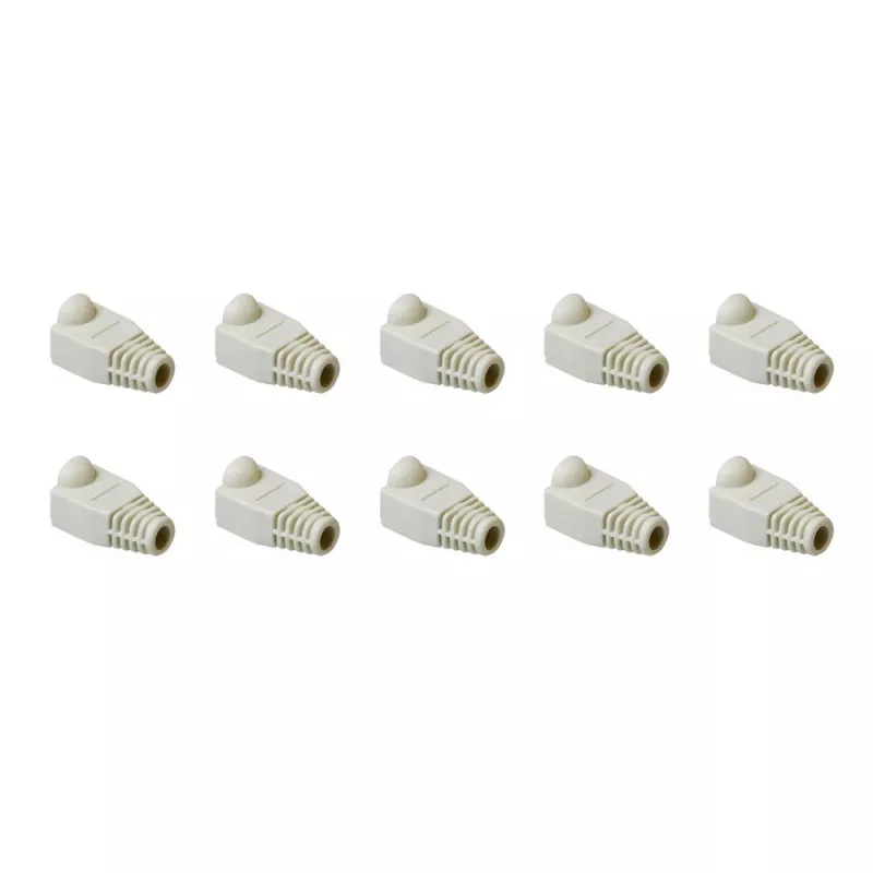 ACT UTP kaablikaitsed, RJ45, kaablikaitse, hall, RJ45, 10 tk