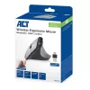 ACT juhtmevaba ergonoomiline hiir Bluetoothi ja USB-C/USB-A-ga