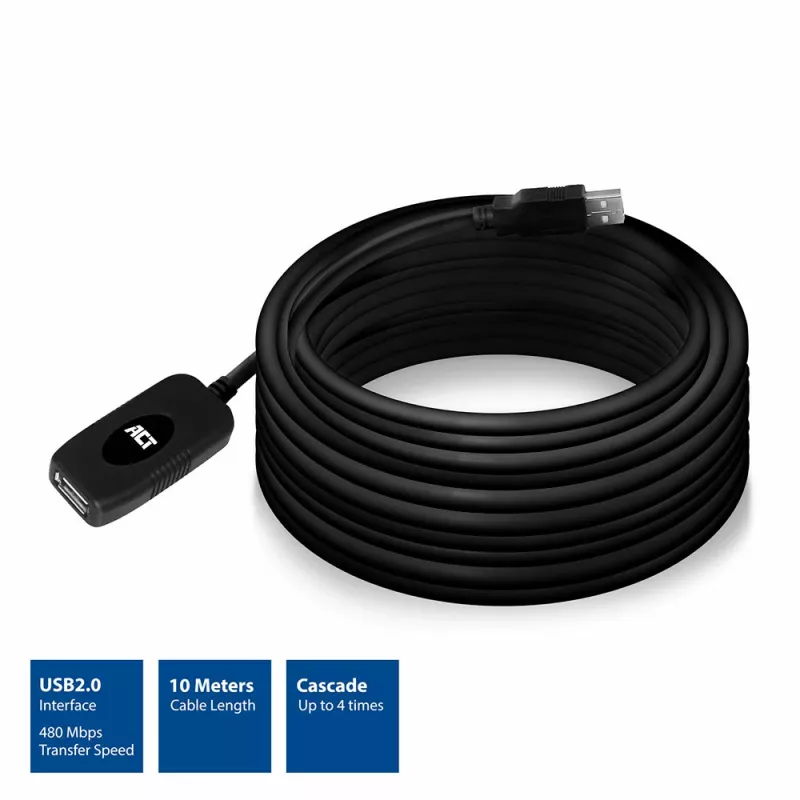 USB 2.0 võimendi ACT AC6010 10 m