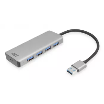 USB-jaotur ACT AC6121 Type-A 5000 Mbit/s Alumiinium