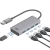 USB-jaotur ACT AC6121 Type-A 5000 Mbit/s Alumiinium